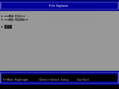 Bootloader File Chooser /