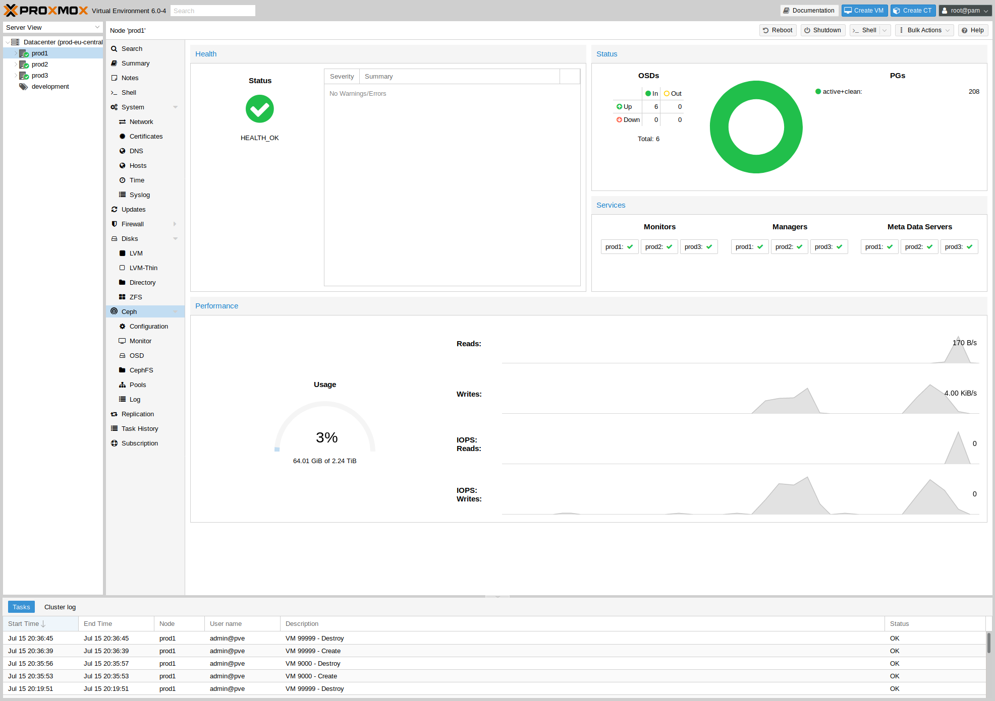 proxmox ve 1.8